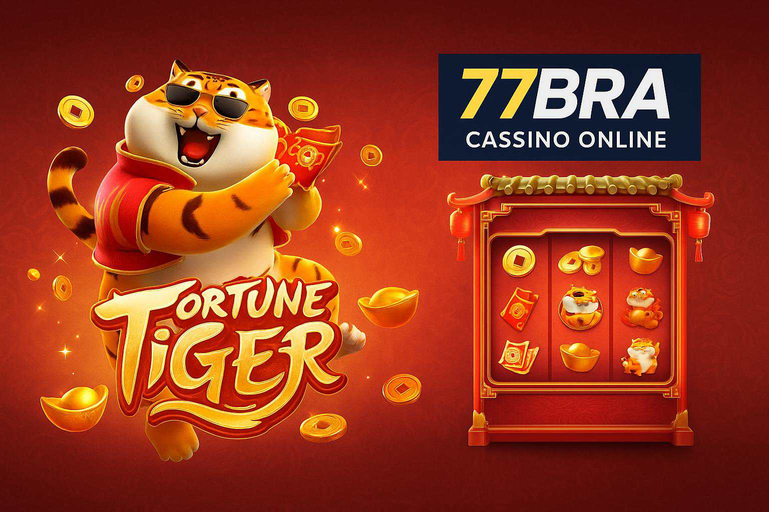 Fortune Tiger é um jogo imperdível no 77BRA Casino