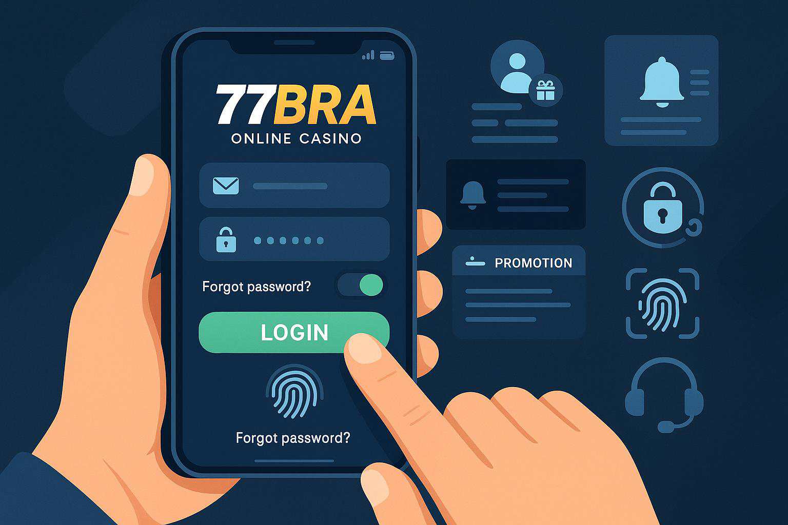 Registro na 77BRA Garante Acesso a uma Vasta Seleção de jogo